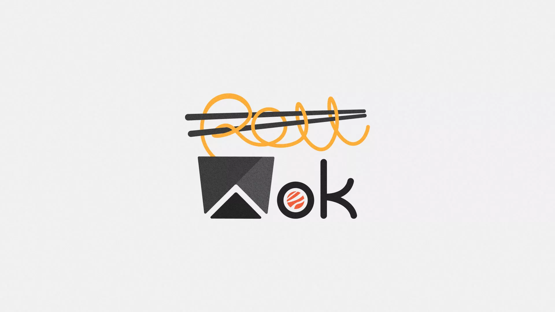 Разработка логотипа в Макарове для суши-бара «Roll Wok Club» Разработка логотипа в Макарове для суши-бара «Roll Wok Club»